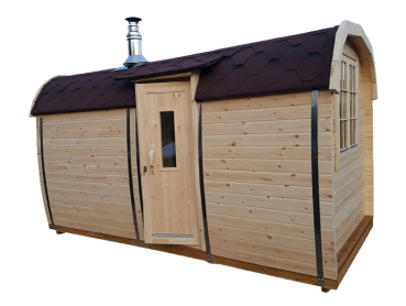 Gartensauna mit Vorraum